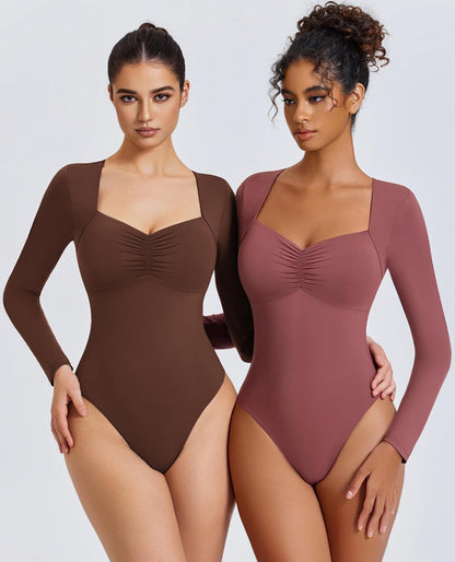 Sweetheart Neckline Bodysuit Tops