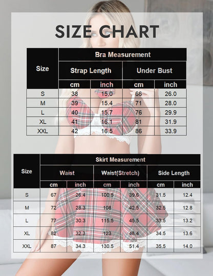 Naughty School Girl Outfit Role Playing Set