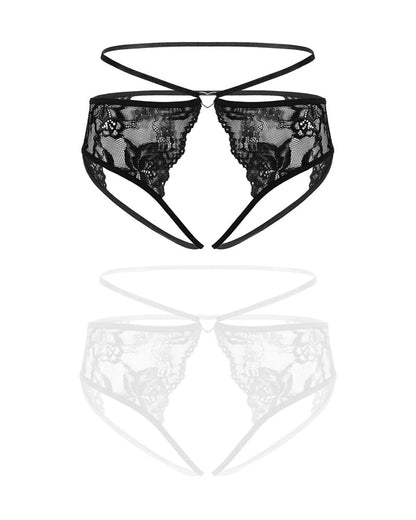 Strap Cheeky Underwear Floral Lace Panties