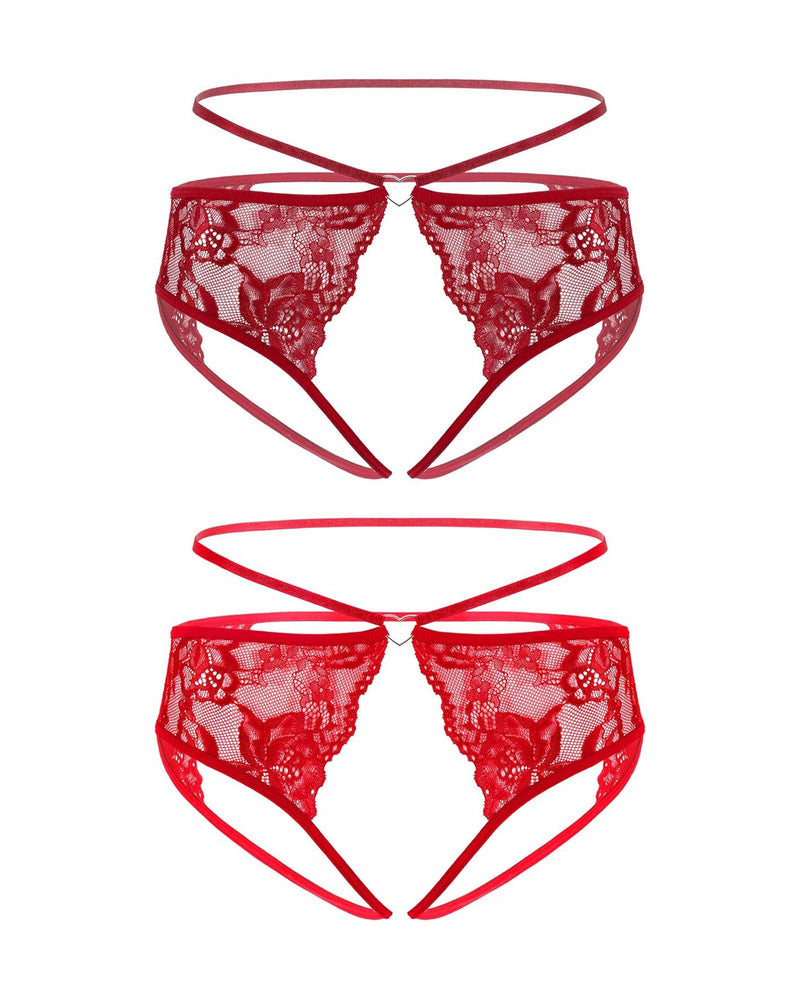 Strap Cheeky Underwear Floral Lace Panties