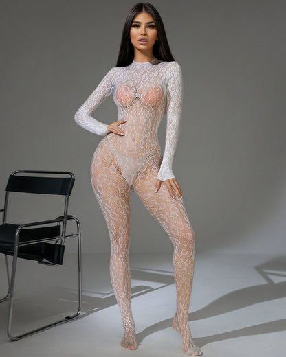 Stretchy Sheer Full Body Bodystockings